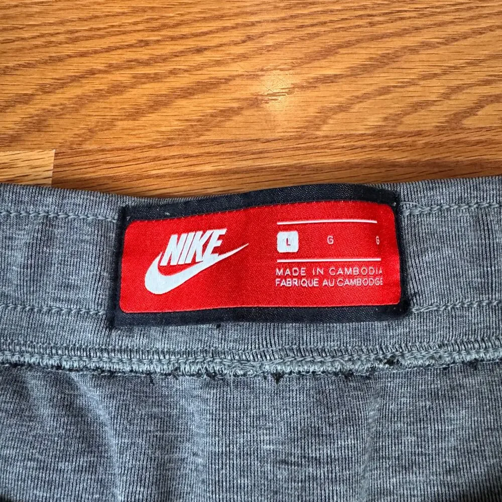 Nike Sportswear Tech Fleece Jogger Sweatpants Carbon Heather Gray Mens Sz L